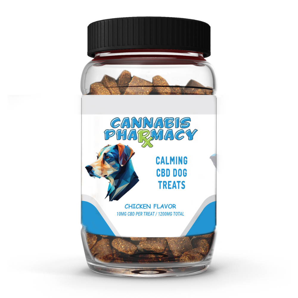 Cannabis Pharmacy Calming CBD Dog Treats – 1200mg – 120ct