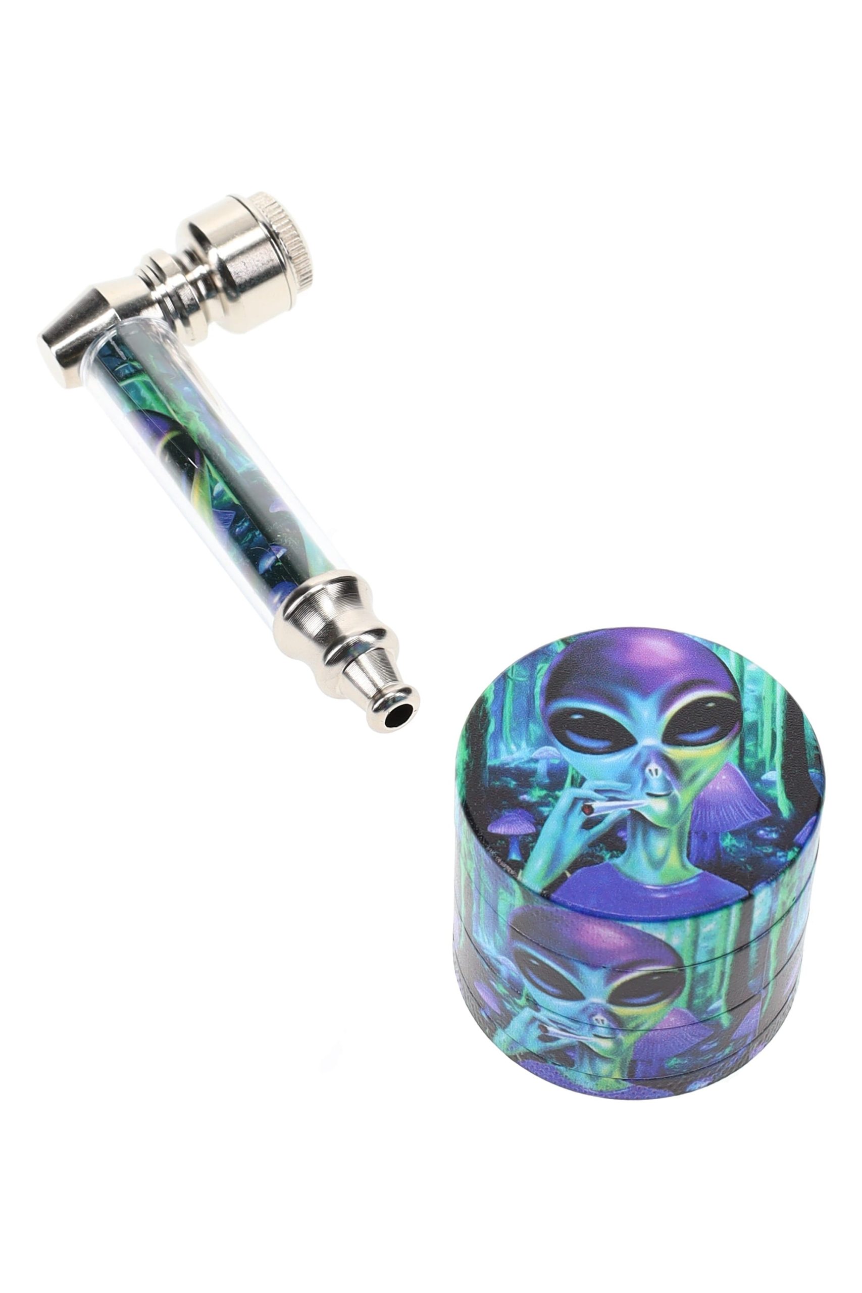 Metal Pipe 4-Part Metal Grinder Gift Set