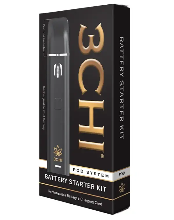 3CHI | THC Pod Battery Starter Kit – Vape Battery for Pod System