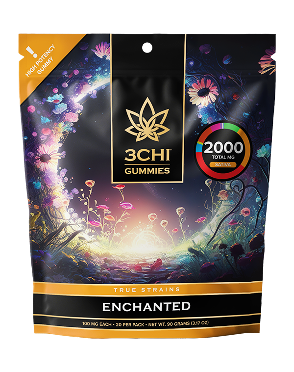 3CHI | True Strains High Potency Gummies Enchanted – 20ct