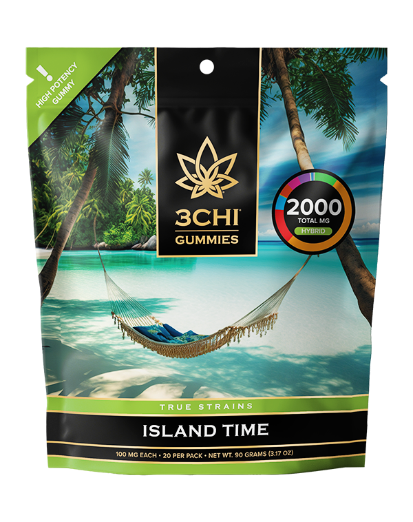 3CHI | True Strains High Potency Gummies Island Time – 20ct