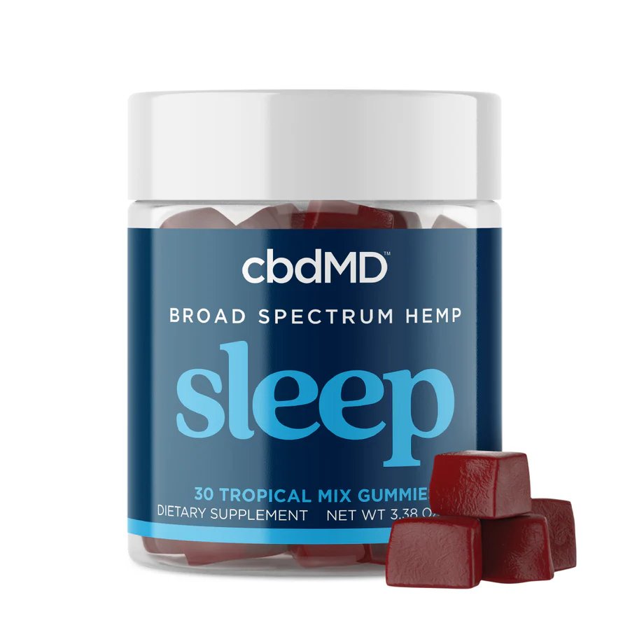 cbdMD | CBD Sleep Gummies Raspberry | 750mg – 30 Count