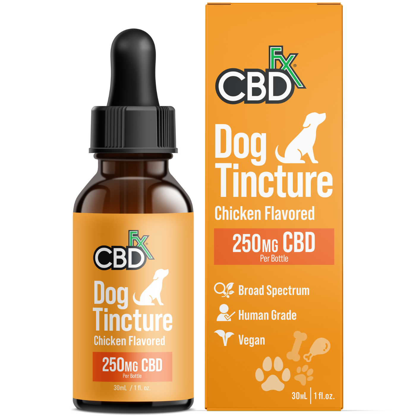 CBDfx | CBD Dog Tincture | 250mg CBD 30mL