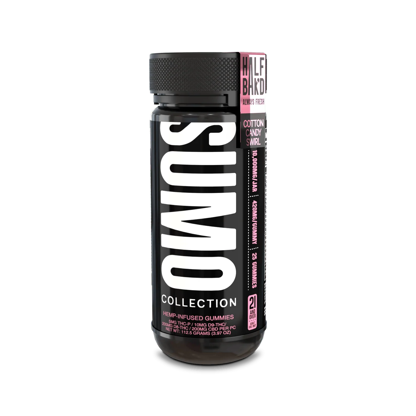 Half Bak’d | Forbidden Punch Sumo Gummies | High Potency – 420mg – 25ct
