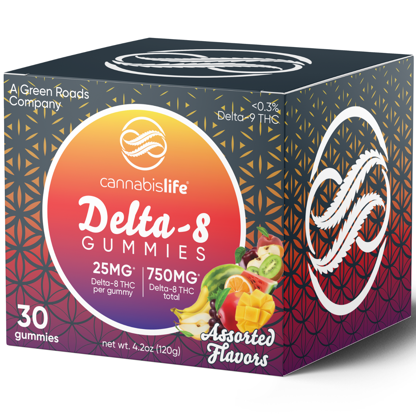 Cannabis Life | Delta-8 THC Gummies – Assorted Flavors | 25mg – 30ct