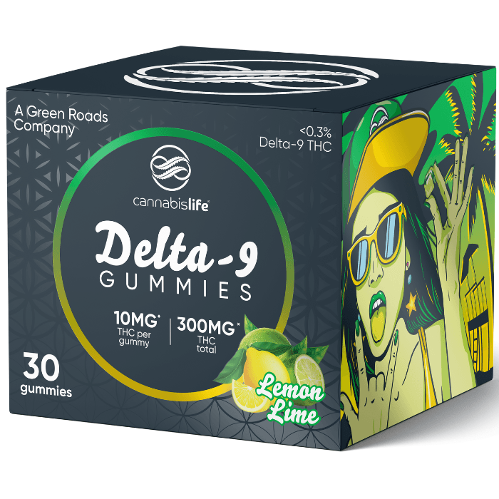 Cannabis Life | Delta-9 THC Gummies – Lemon Lime | 10mg – 30ct