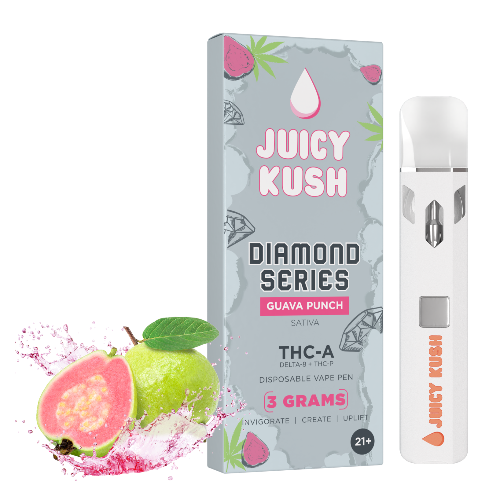 Juicy Kush Diamond Series THCA Disposable Vape