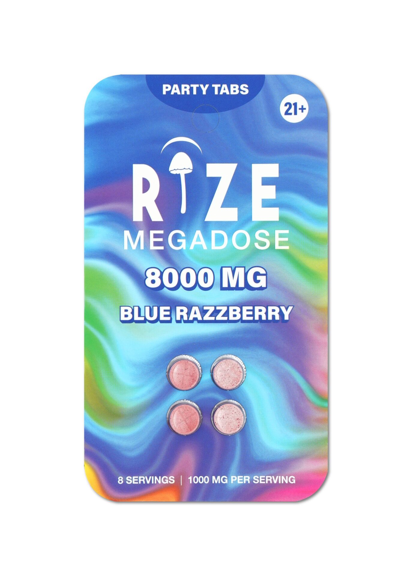 Rize | Blue Razz Party Tabs | 8000mg – 4pc