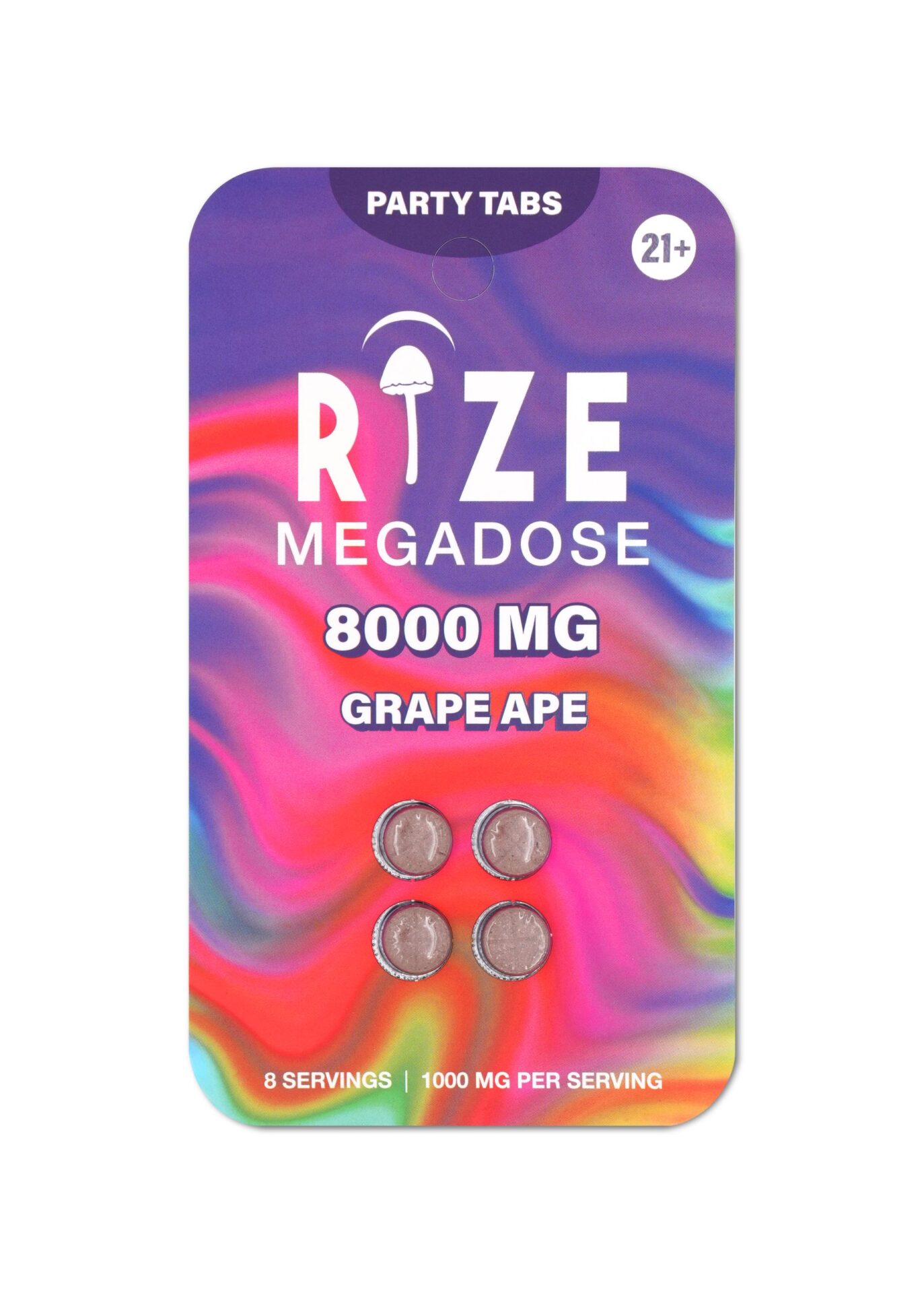 Rize | Grape Ape Party Tabs | 8000mg – 4pc