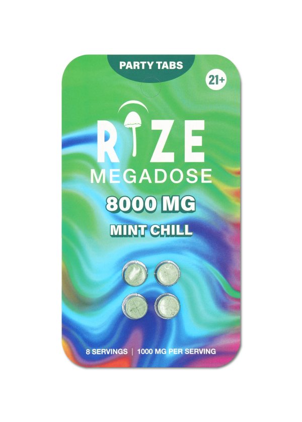 Rize | Mint Chill Party Tabs | 8000mg – 4pc