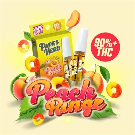 Peach Ringz Vape Cartridge