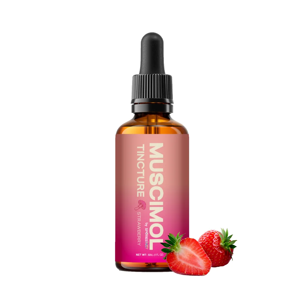 SporesMD | Muscimol Tincture | Strawberry – 30ml