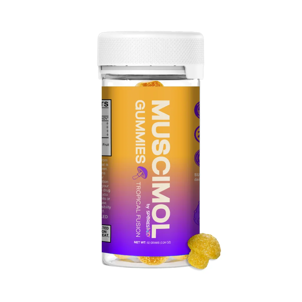 SporesMD | Tropical Fusion Muscimol Gummies | 5mg – 15ct