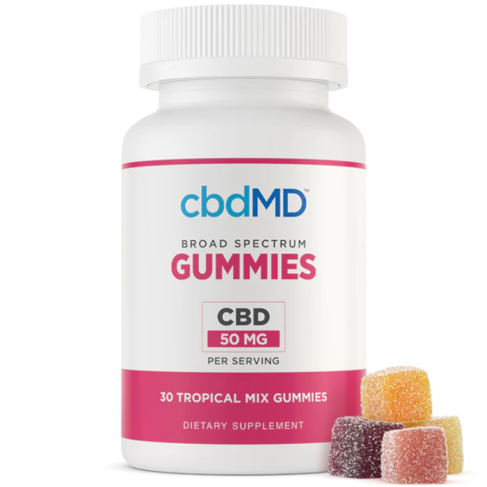 cbdMD | CBD Gummies Tropical Mix | 1500mg – 30 Count