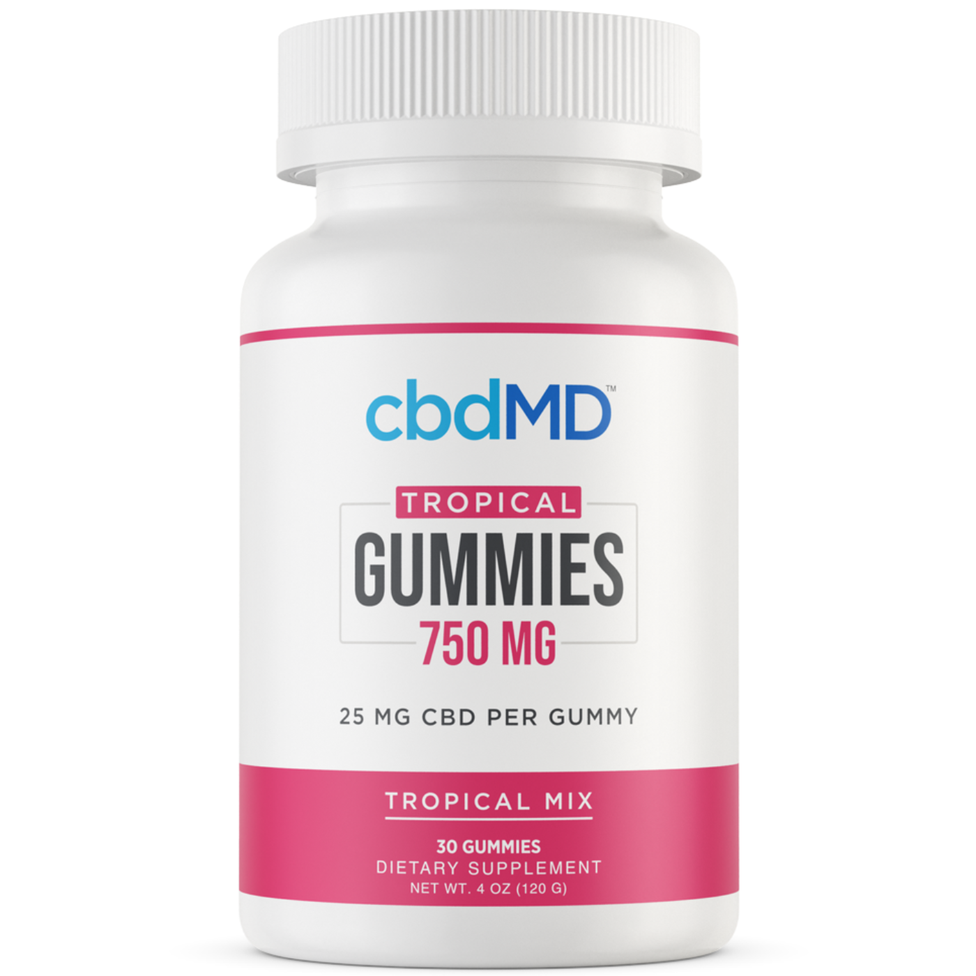 cbdMD | CBD Gummies Tropical Mix | 750mg – 30 Count