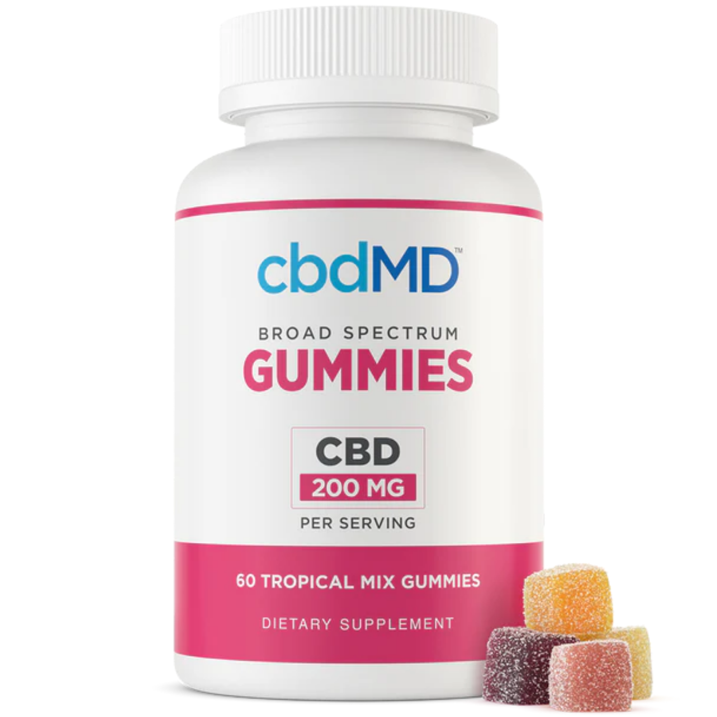 cbdMD | CBD Gummies Tropical Mix | 6000mg – 60 Count