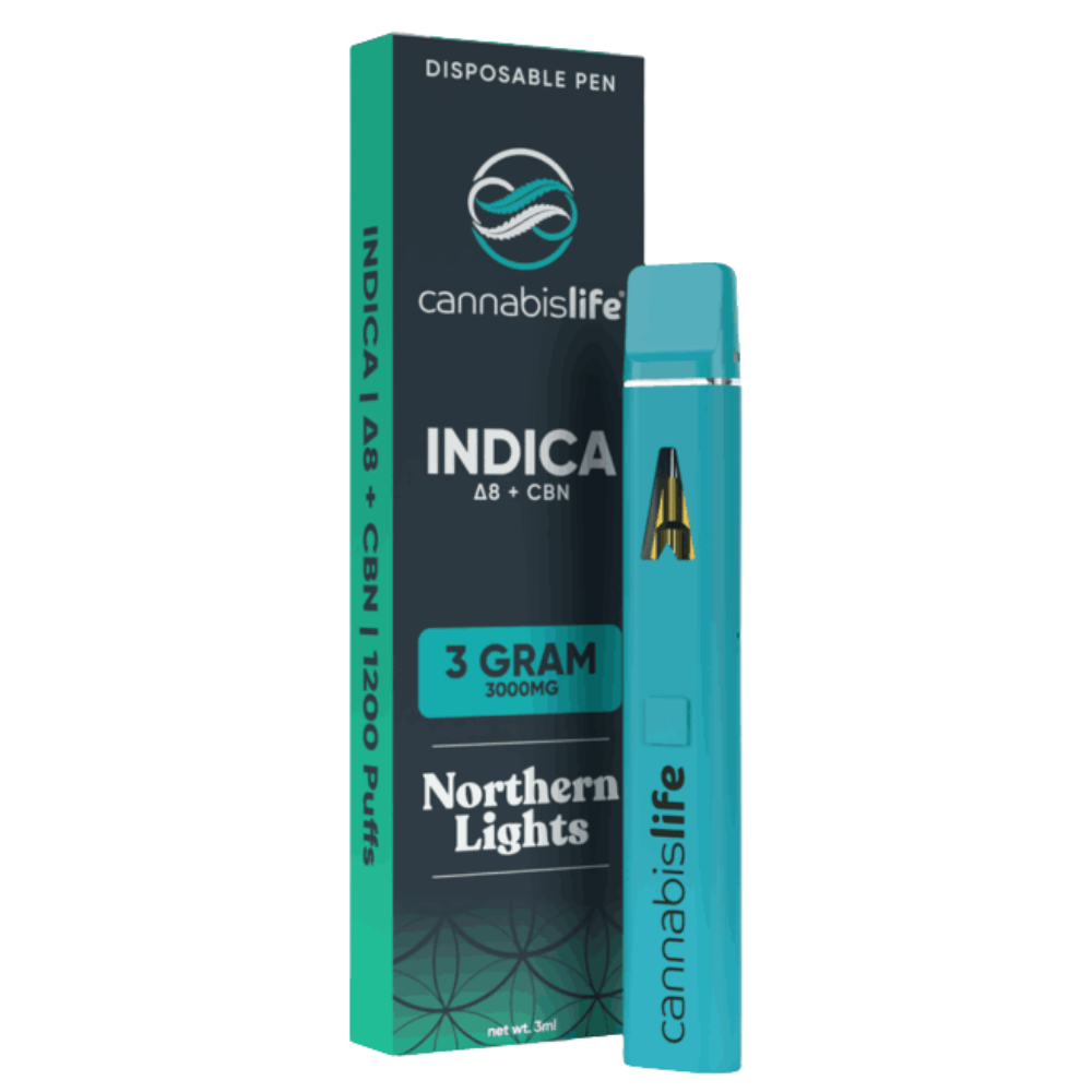 Cannabis Life | Northern Lights THC Vape | 3g Indica – THC Disposable Vape