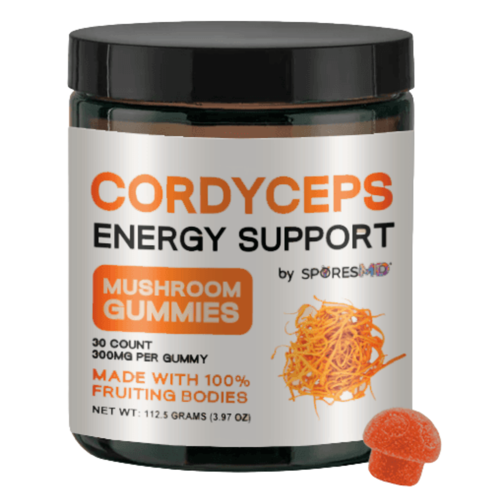 SporesMD | Cordyceps Energy Support Mushroom Gummies | 30ct