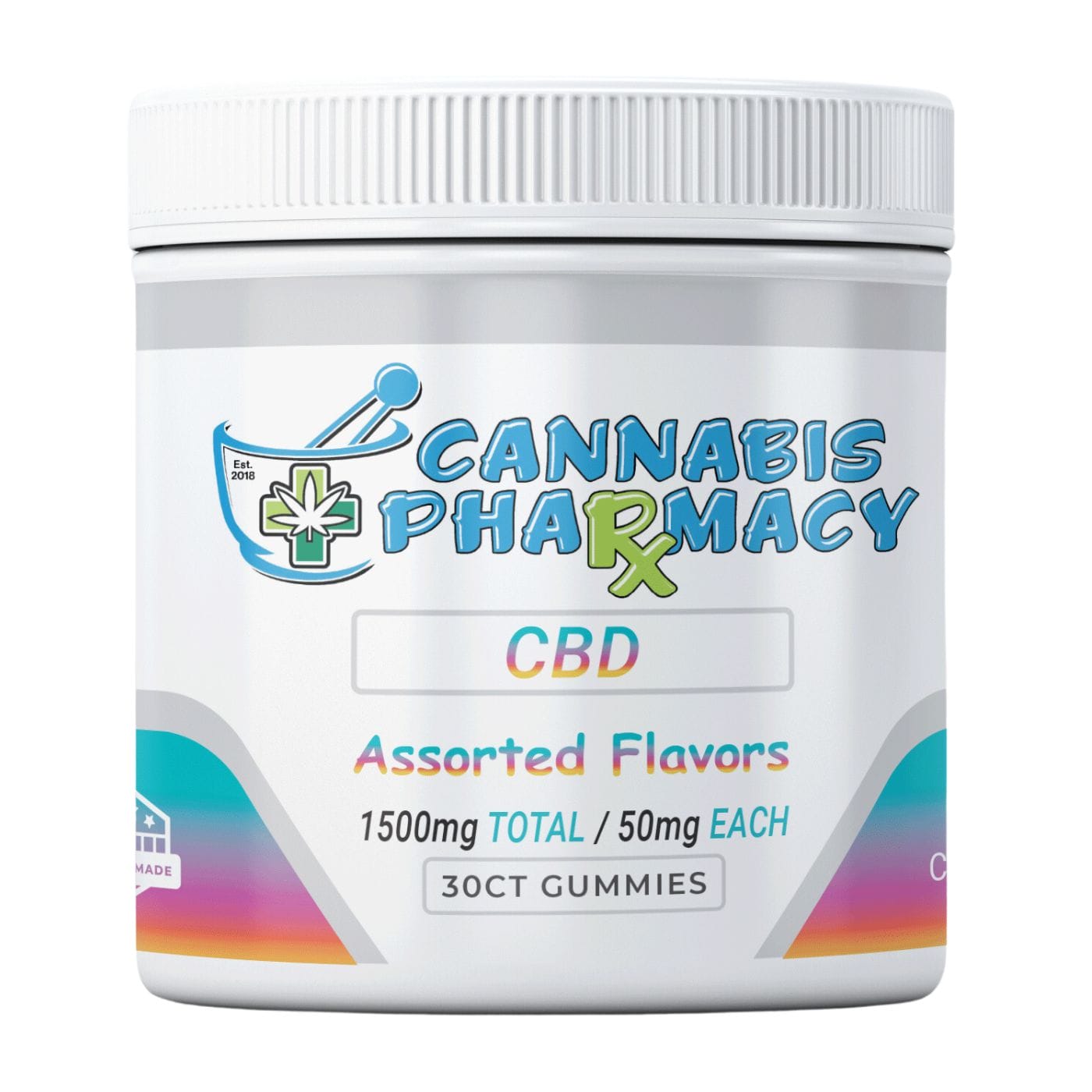 Cannabis Pharmacy CBD Gummies | 50mg – Assorted Flavor – 30ct