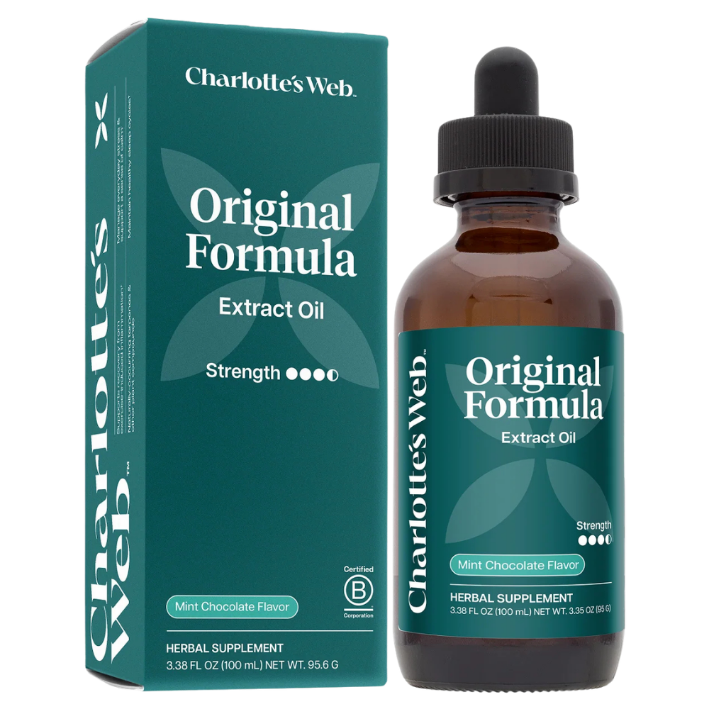 Charlotte’s Web | Full Spectrum CBD Extract Original Mint Chocolate | 50mg-100mL