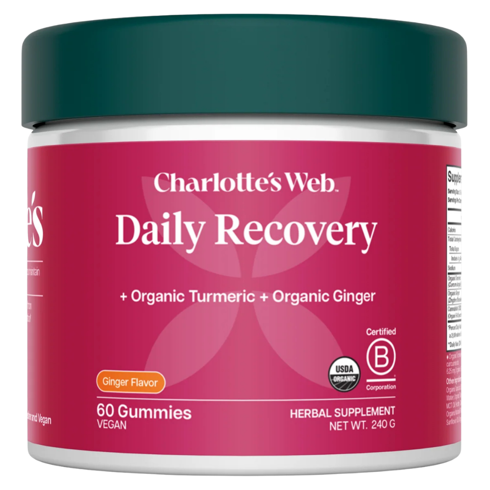 Charlotte’s Web | Full Spectrum CBD Gummies Recovery | 10mg – 60 Count