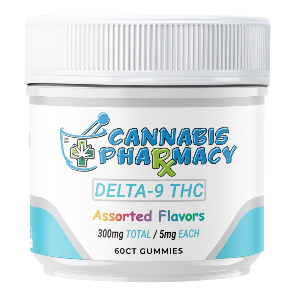Cannabis Pharmacy | Micro Dose Delta-9 THC Gummies | Nano 5mg – Assorted Flavors – 60ct