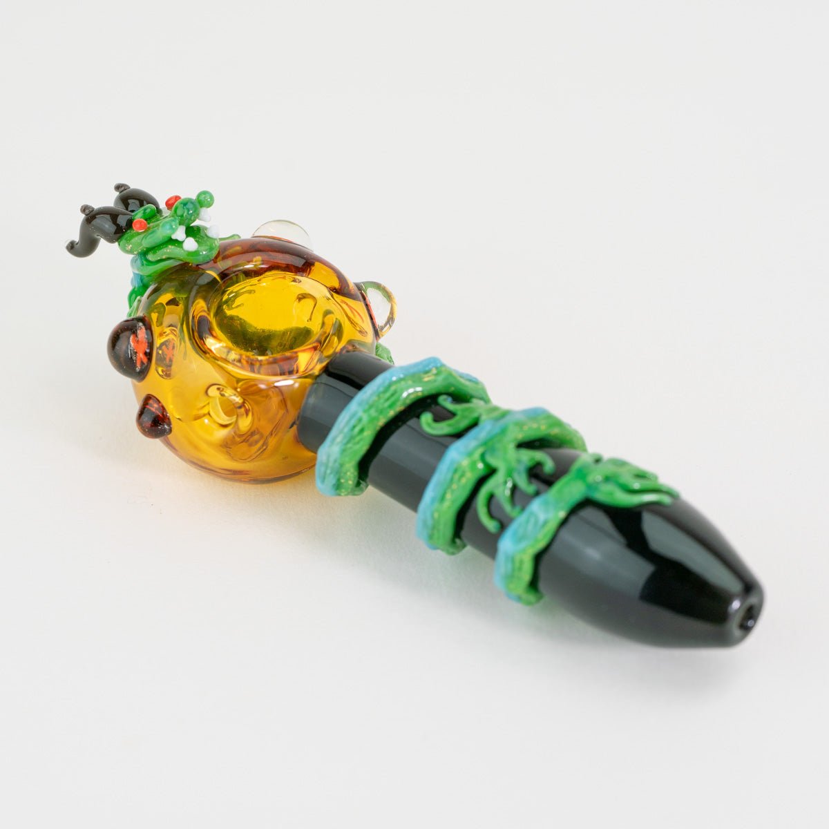 Empire Glassworks Dragon Sphere Small Spoon Pipe