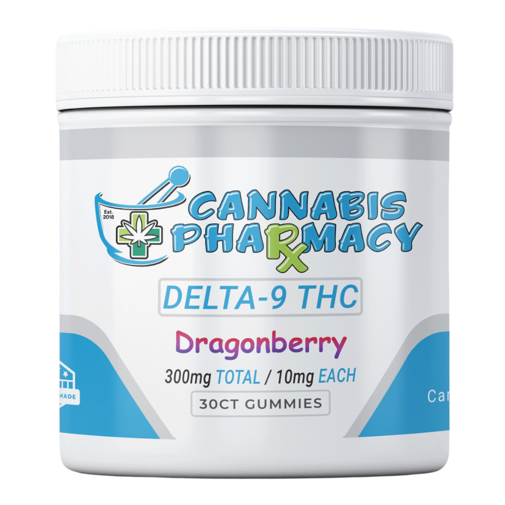 Cannabis Pharmacy Delta-9 THC Gummies | 10mg – Dragonberry – 30ct