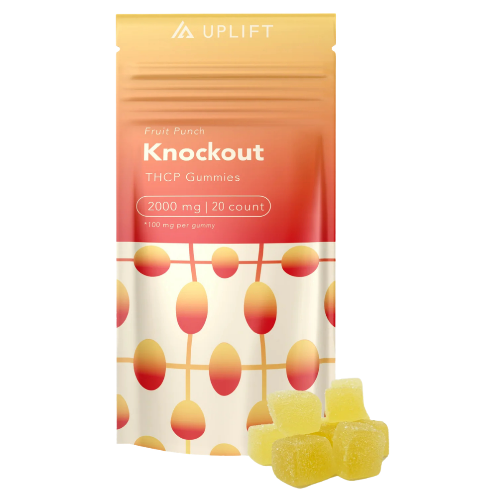 Uplift | Fruit Punch THC-P Knockout Chews | 2000mg – 20ct