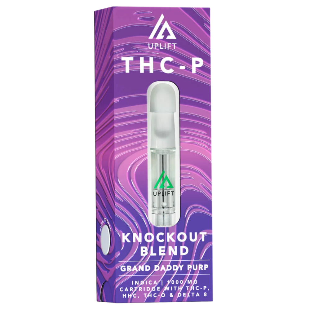 Uplift | 1 Gram Knockout Blend THCP Cartridge | Grand Daddy Purple – Indica