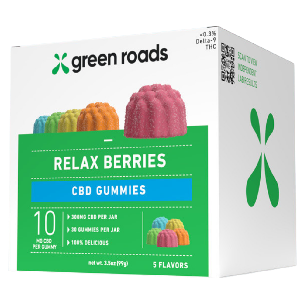 Green Roads | CBD Relax Berries | 10mg – 30ct