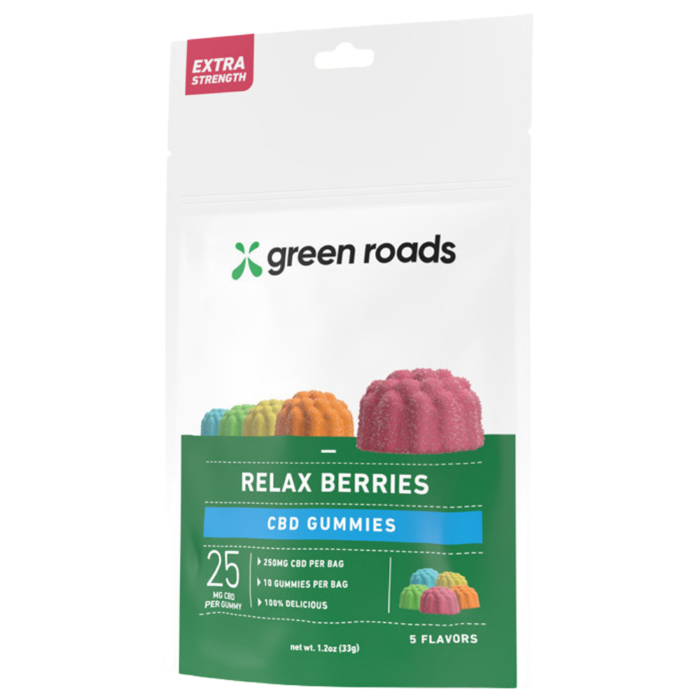 Green Roads | Extra Strength CBD Relax Berries | 25mg – 10ct