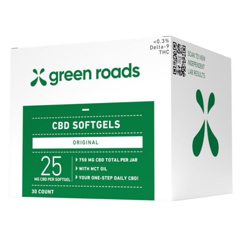 Green Roads | CBD Capsules | 25mg-30 Count