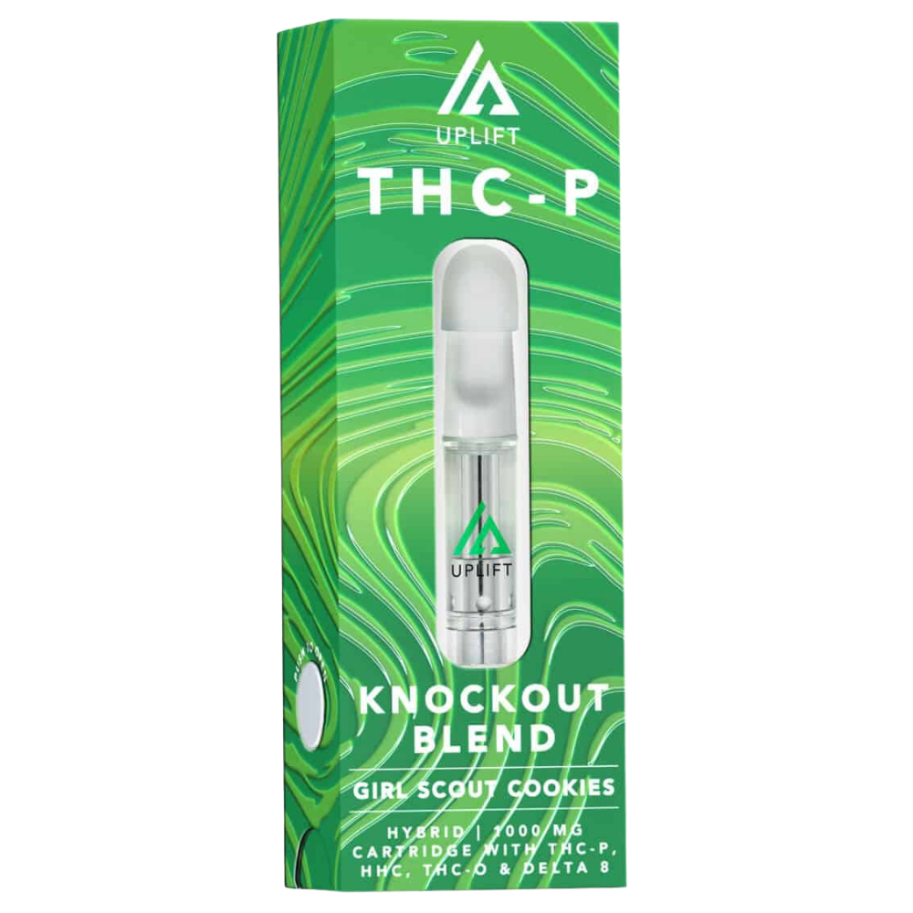 Uplift | 1 Gram Knockout Blend THCP Cartridge | Girl Scout Cookie – Hybrid