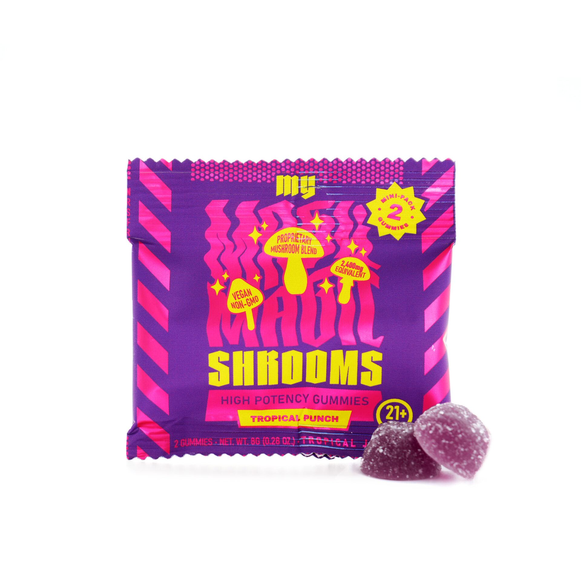 My Magic Shrooms | Tropical Punch Mushroom Gummies | Tropical Journey – 2ct - Image 2