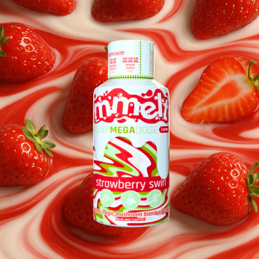 Mmelts | Strawberry Swirl Mushroom Shot | 3G