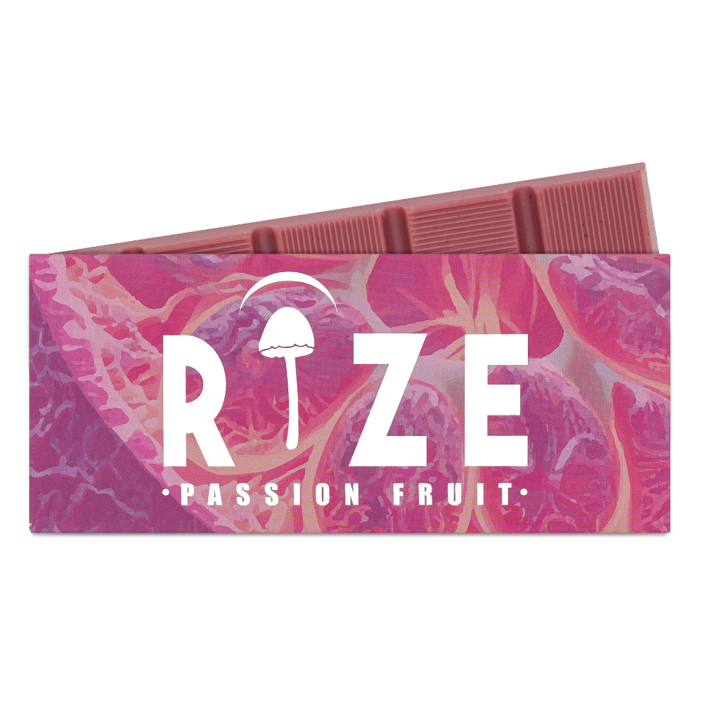Rize | Passion Fruit Mushroom Chocolate Bar | 5g Bar