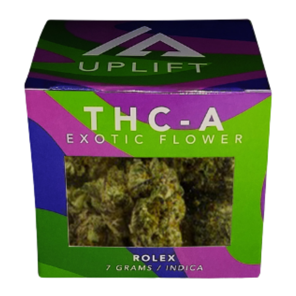 Uplift | 7 Gram Exotic THC-A Flower | Rolex – Indica