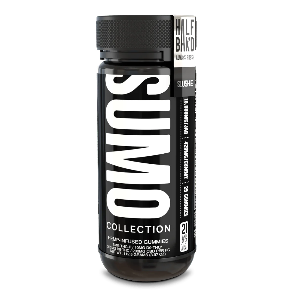 Half Bak’d | Slushie Sumo Gummies | High Potency – 420mg – 25ct