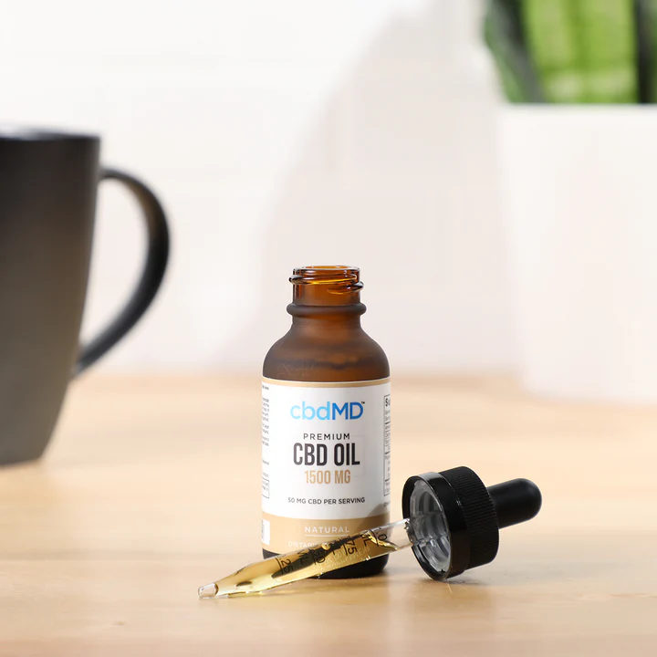 cbdMD | CBD Tincture Natural Flavor | 1,500mg – 30 ML - Image 3